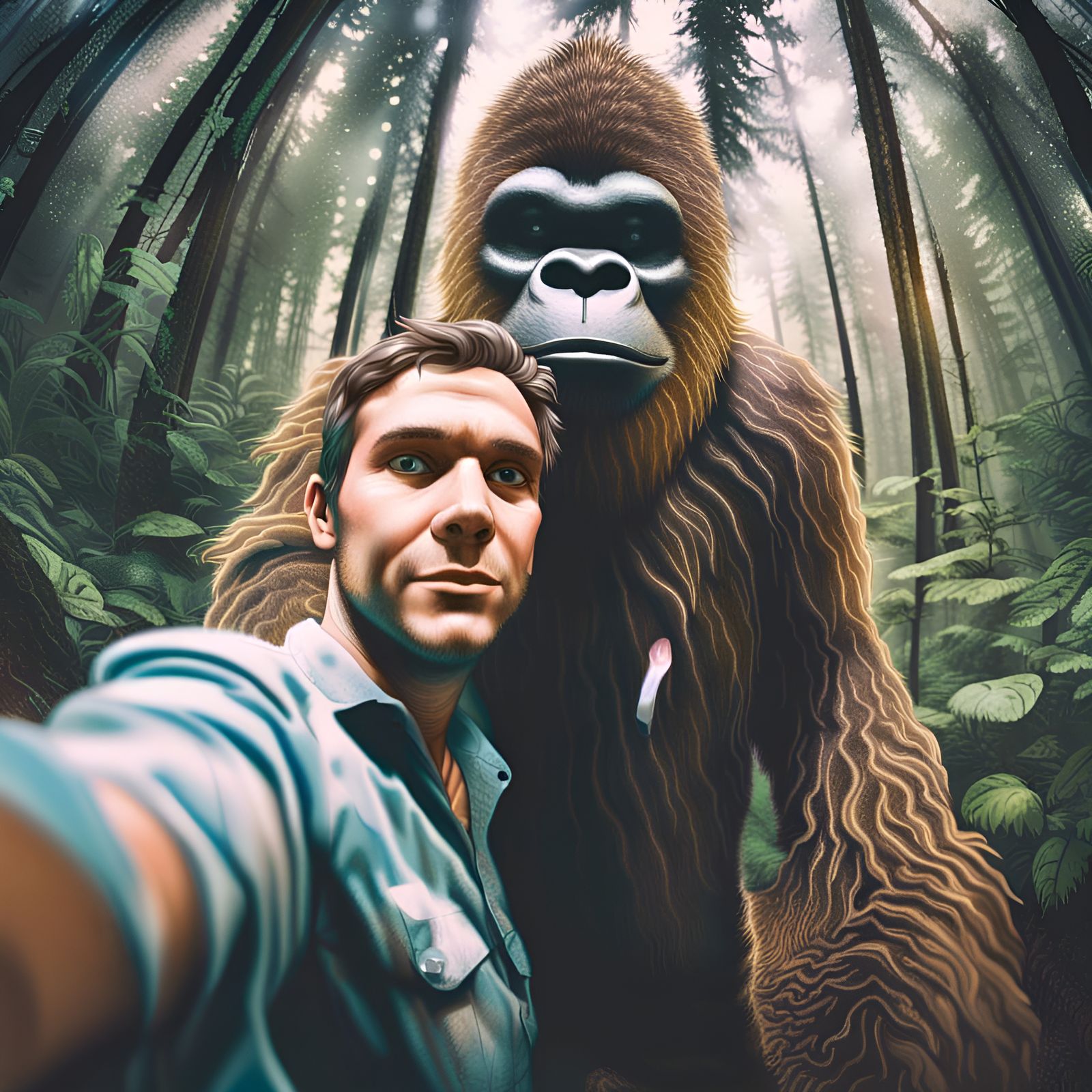 Yeti Selfie  by @Fibonacci11235