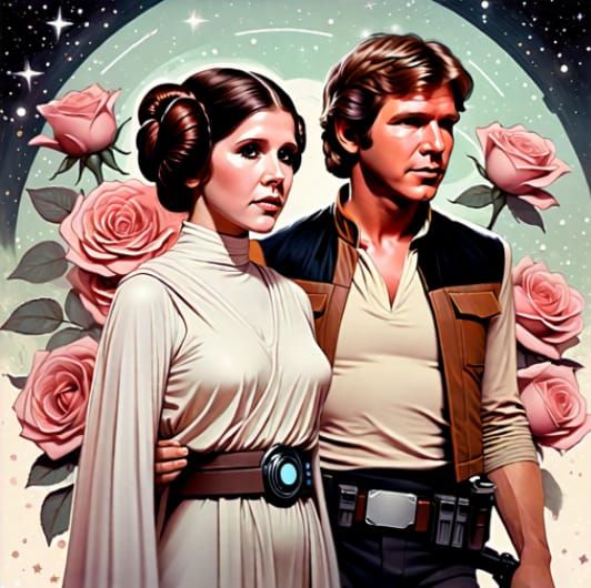 Leia and Han🌹🌌