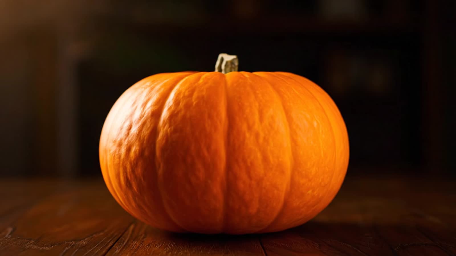 A pumpkin morphing into a cat