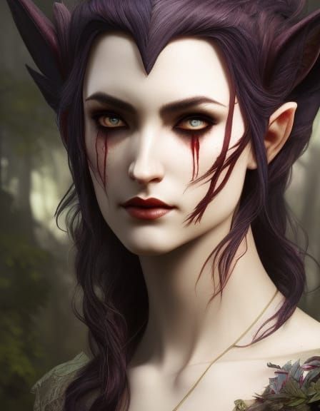 Elven Vampire 1 - AI Generated Artwork - NightCafe Creator