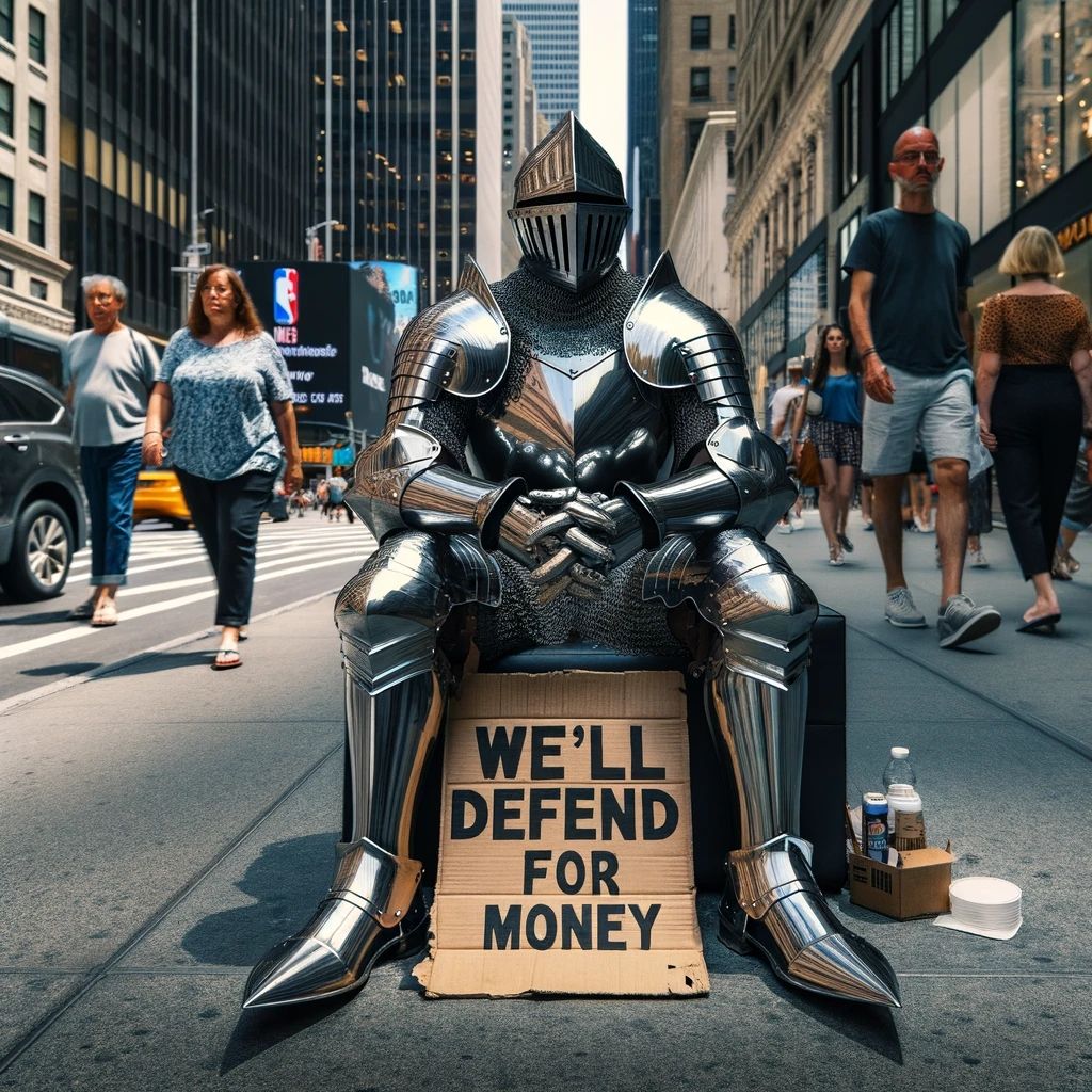 Sir Cumstance: "I fight on in the face of adversity"