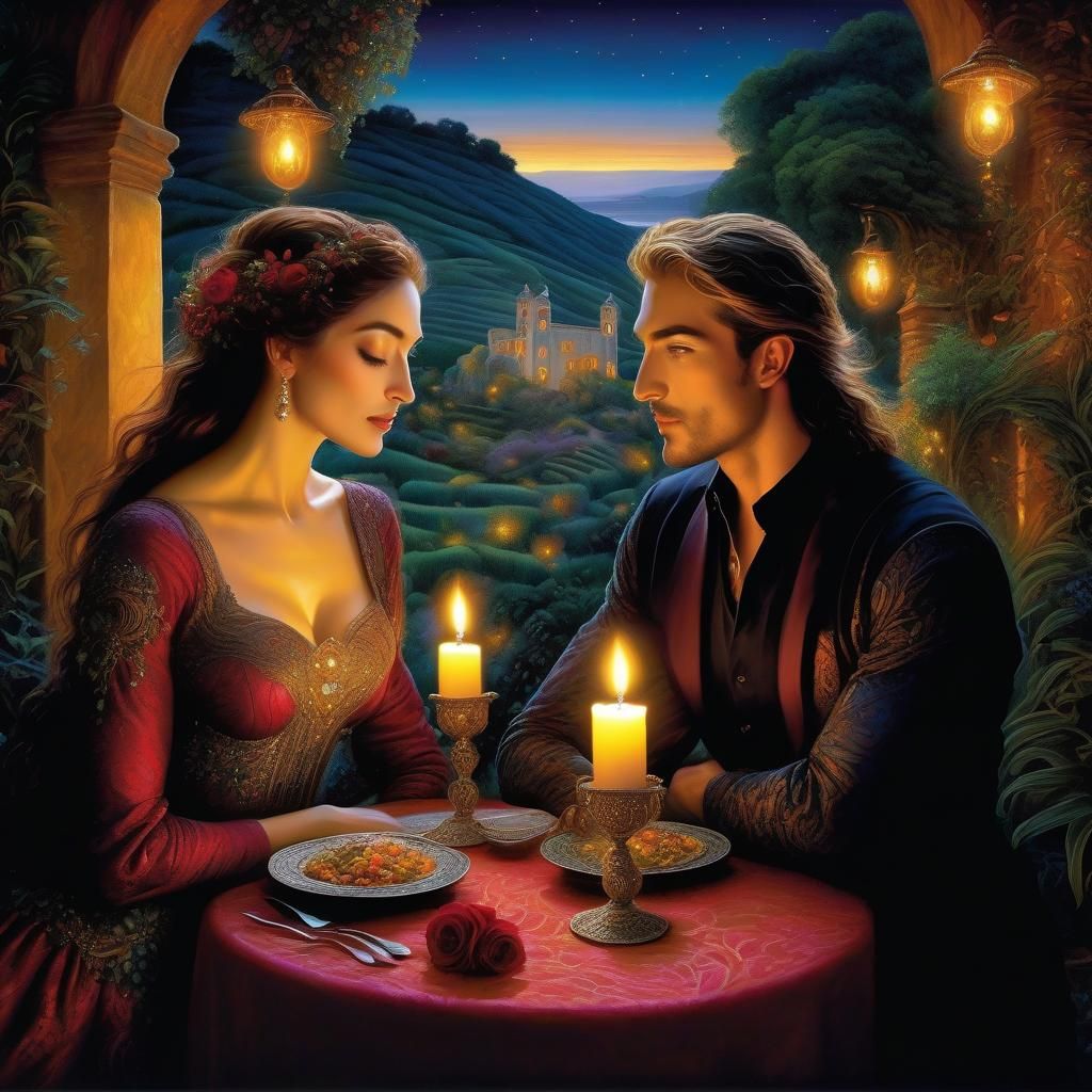 Candle light love  by @Crystalline