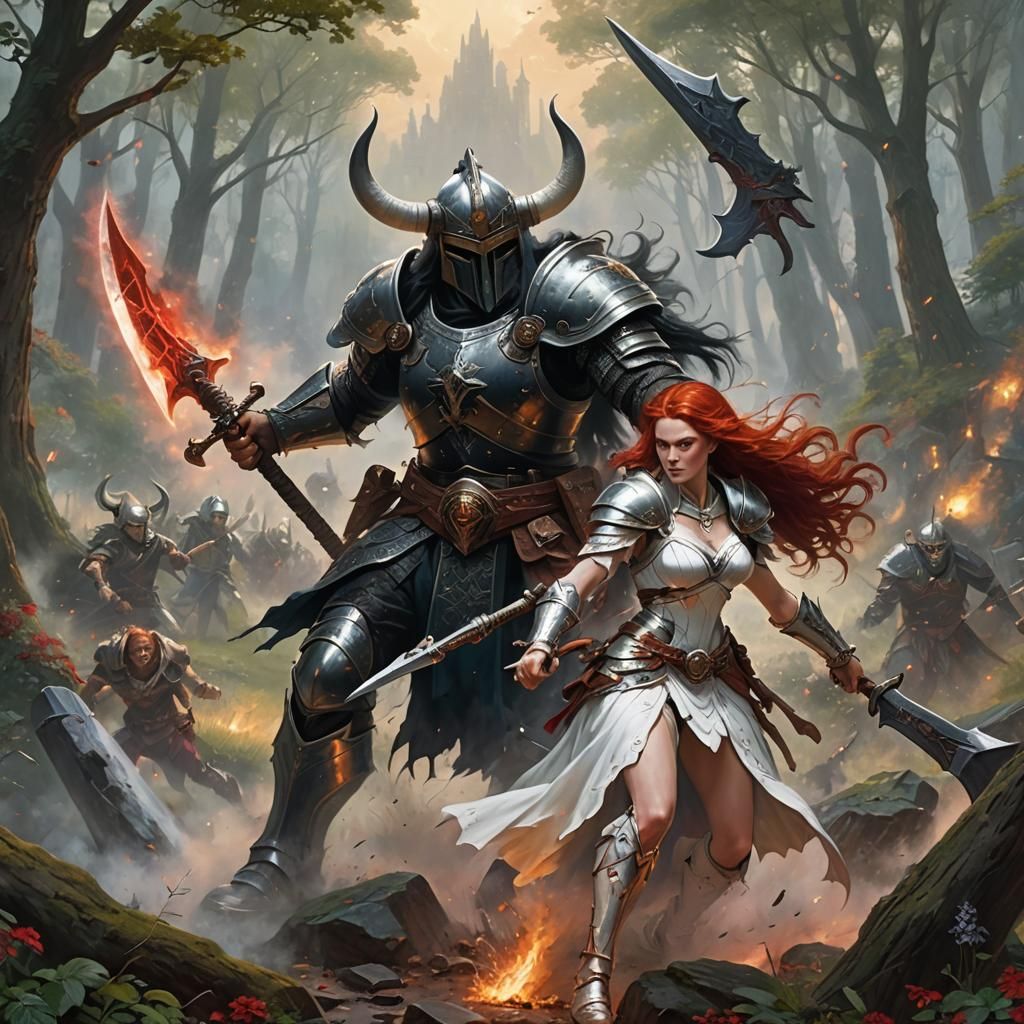 Dark Fang attacks Lina