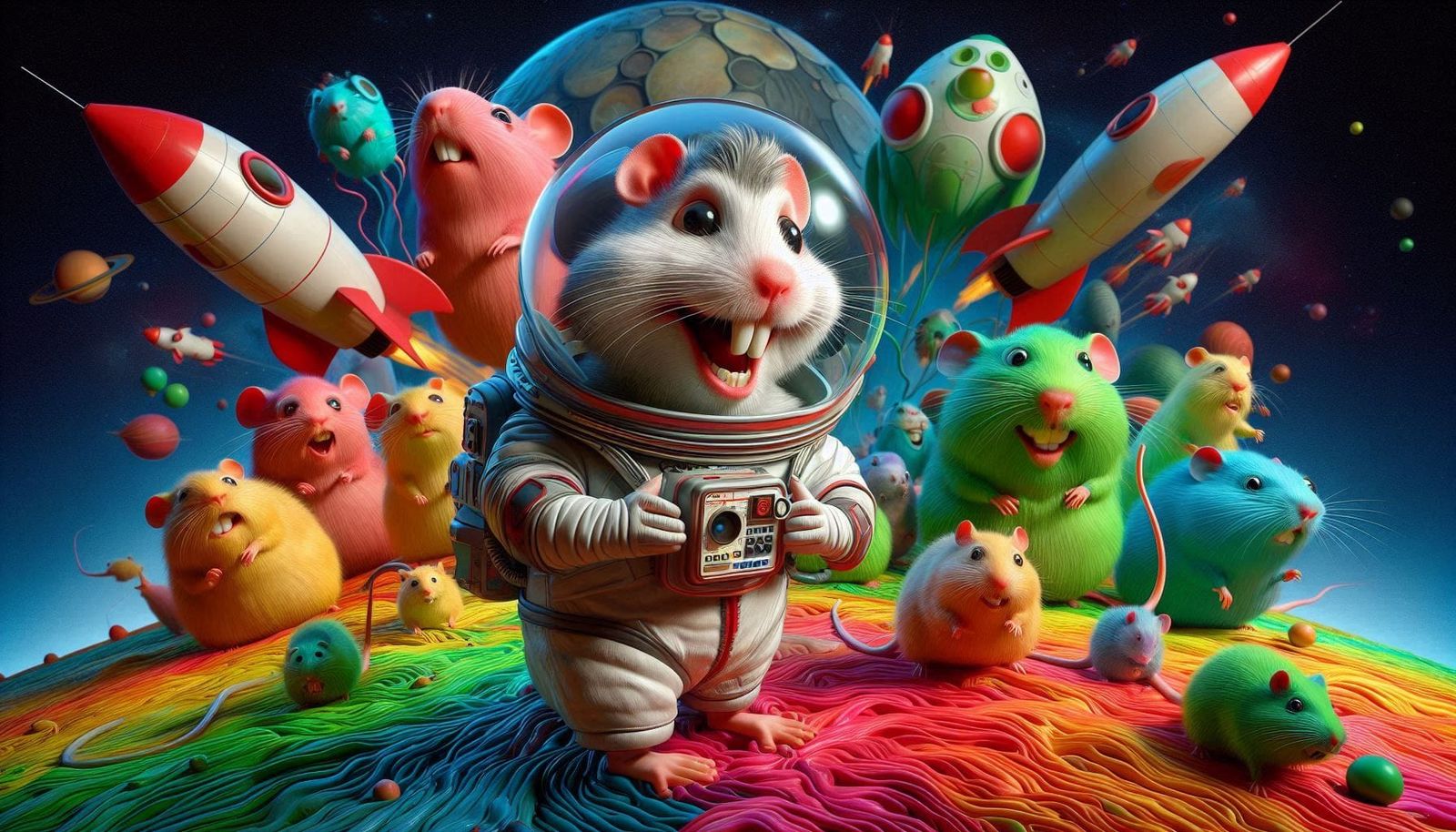 A small step for a Hamstronaut...