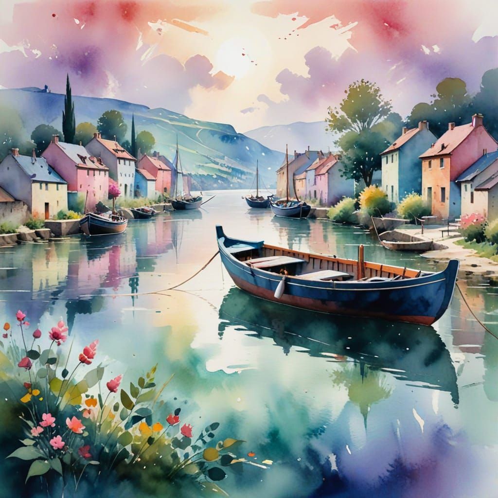 Port in Pastels  by @atpollard