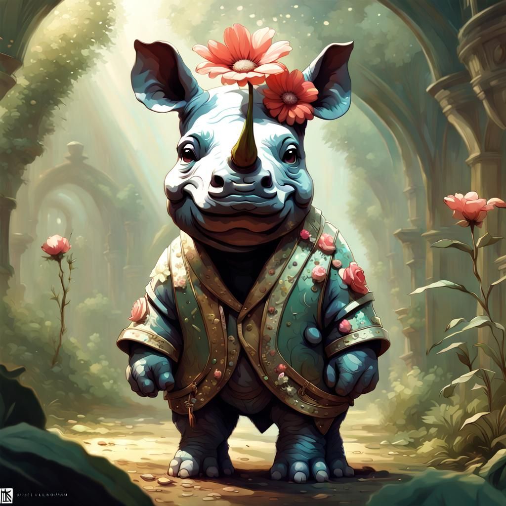 Adorable Rhino