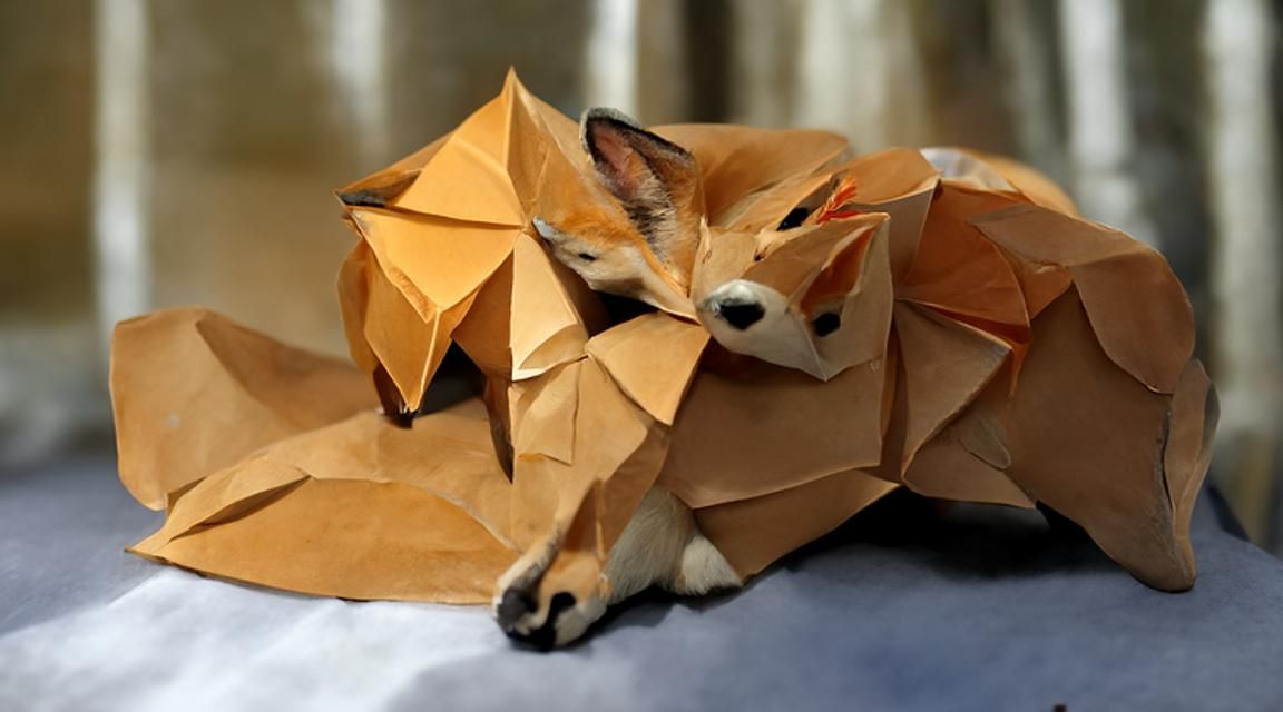 Origami Fox