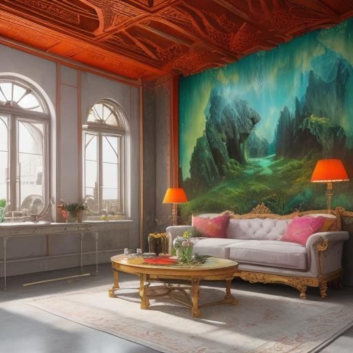 Bathroom Exhibition Hall AI Generated Artwork NightCafe Creator