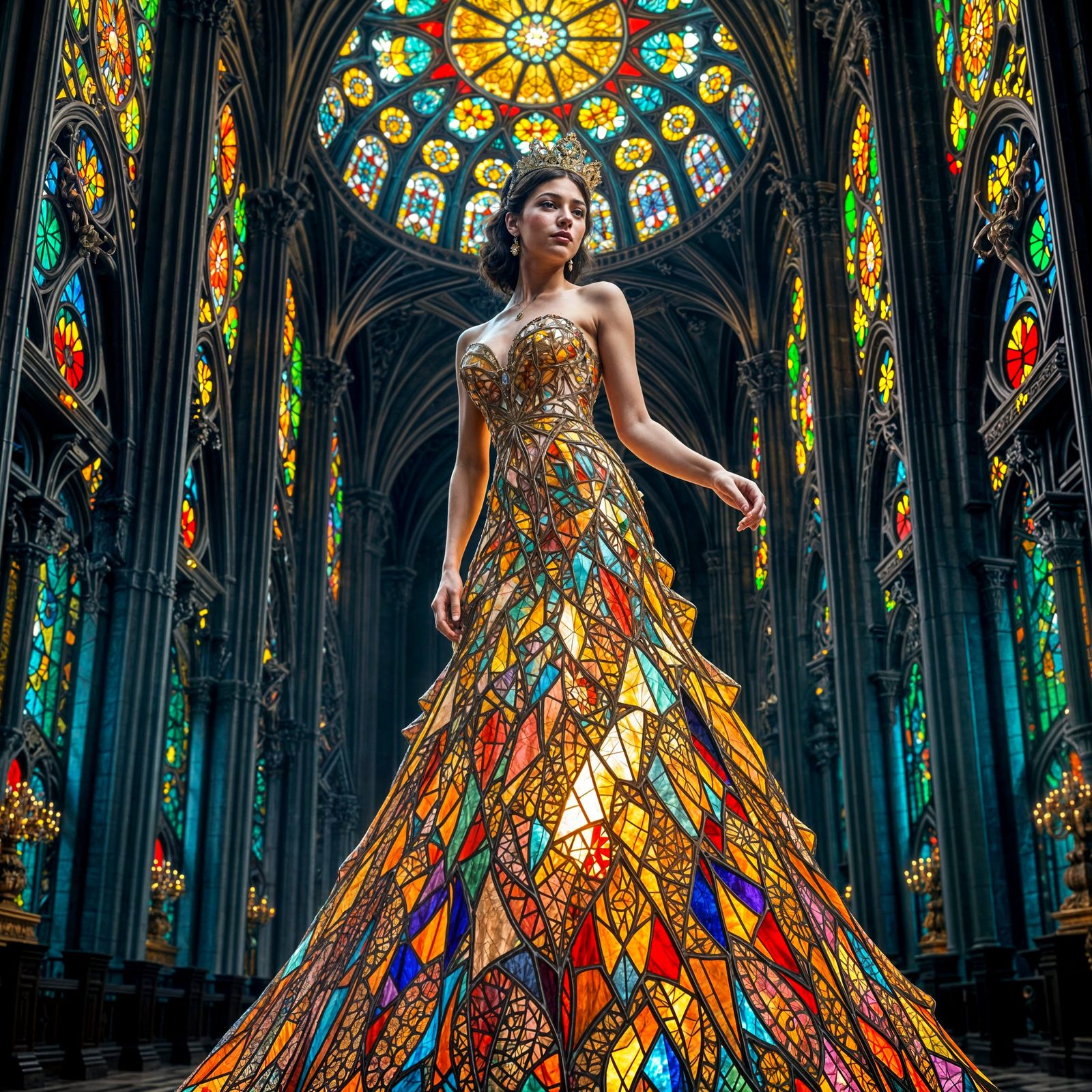 Stained Glass Dress   by @AnnieAfterhours