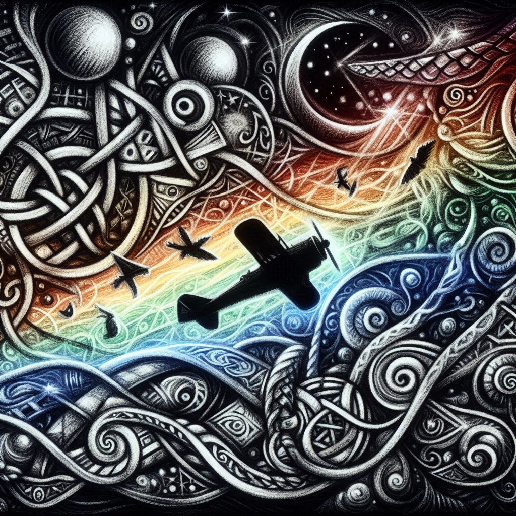 June Art Jam Images- plane