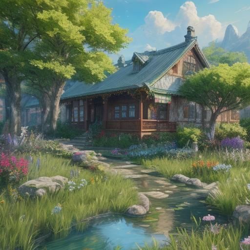 Bitcoin Tattoo Girl in Neo-Impressionist 3D Style