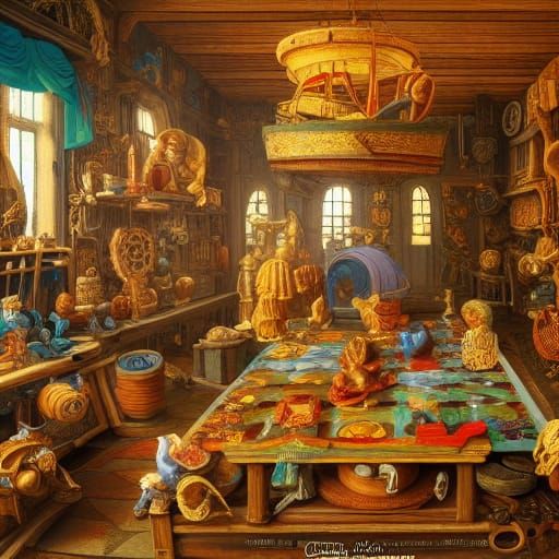 The toymaker's workshop