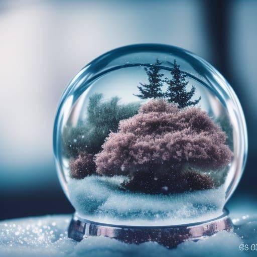 Tiny Ecosystem in a Snowglobe