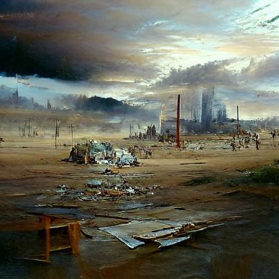 post-apocalyptic landscape