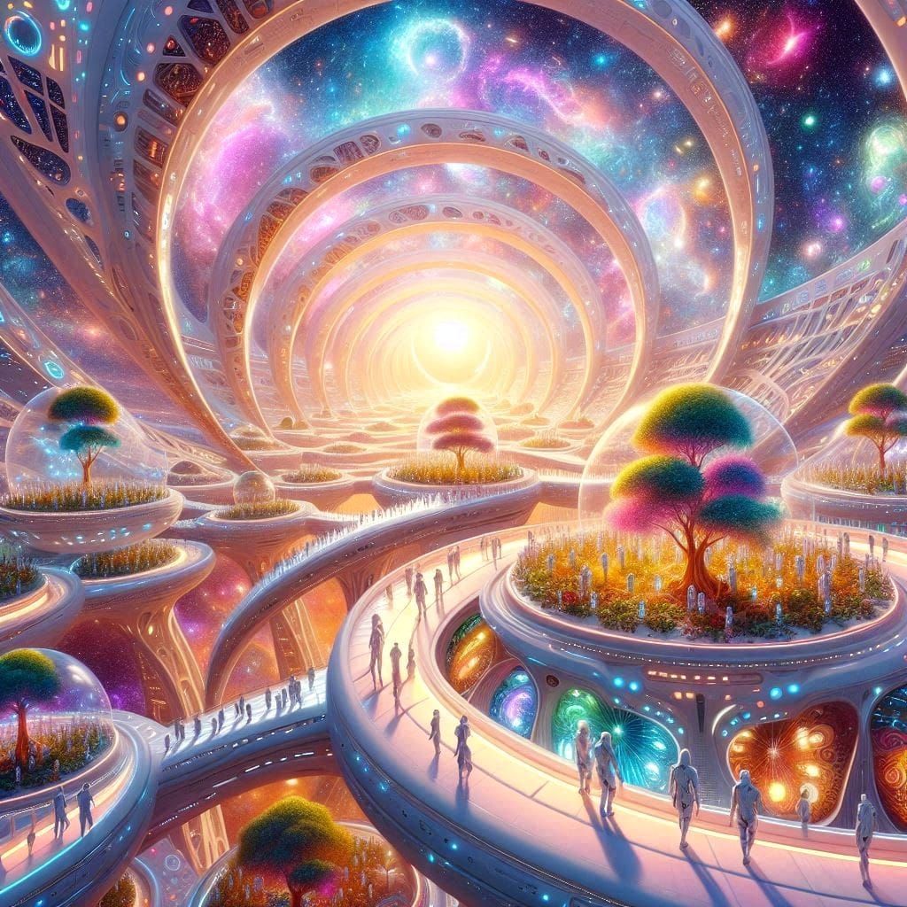 Life onboard a galactic mothership