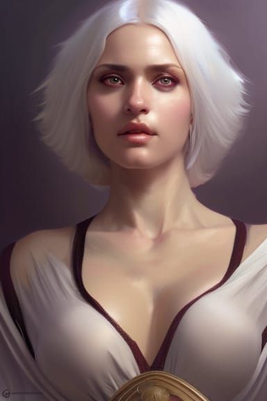 A Short-haired Beauty
