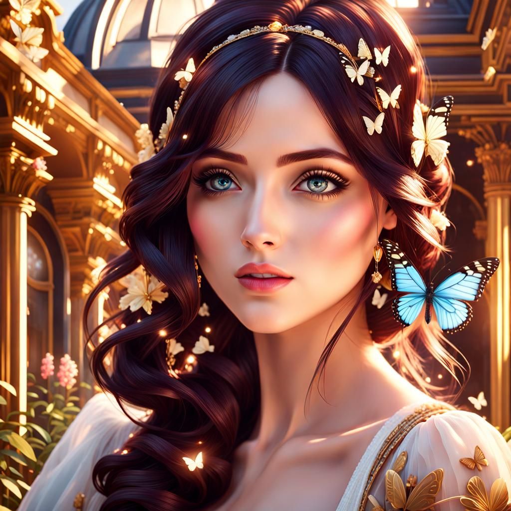 Girl art deco  by @NSD