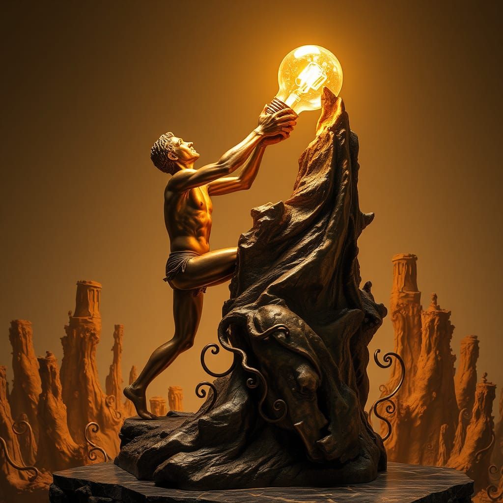 The Prometheus Lamp  by @Mason