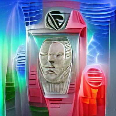 Art Deco Power Rangers Zordon