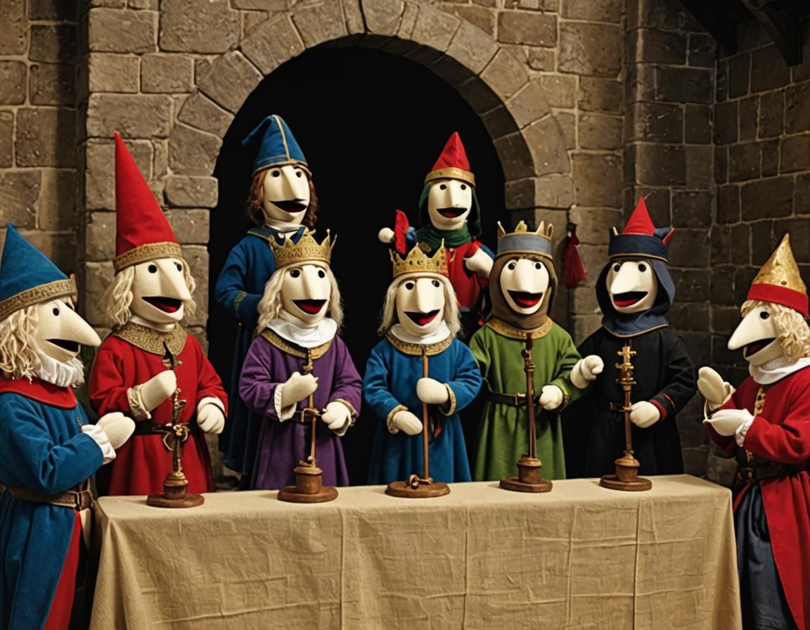 Royal puppet court