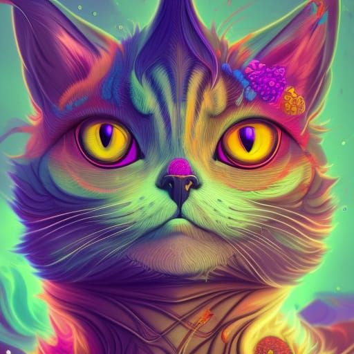Cute Kitty - AI Generated Artwork - NightCafe Creator
