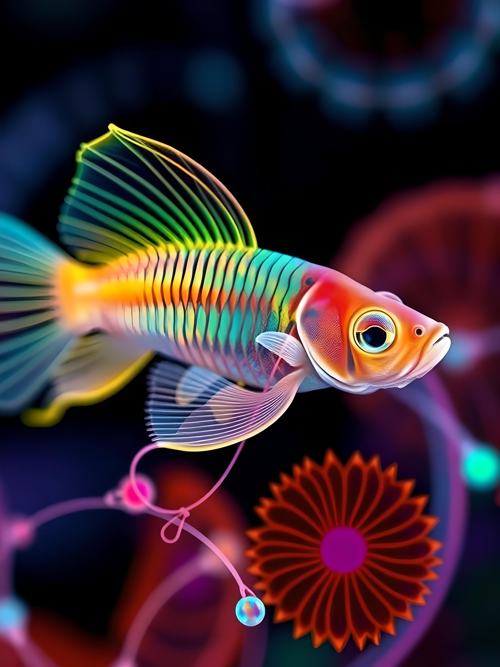 Colorful Fish  by @H0rati0