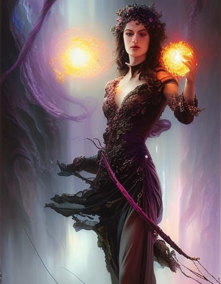 Sorceress.... - AI Generated Artwork - NightCafe Creator