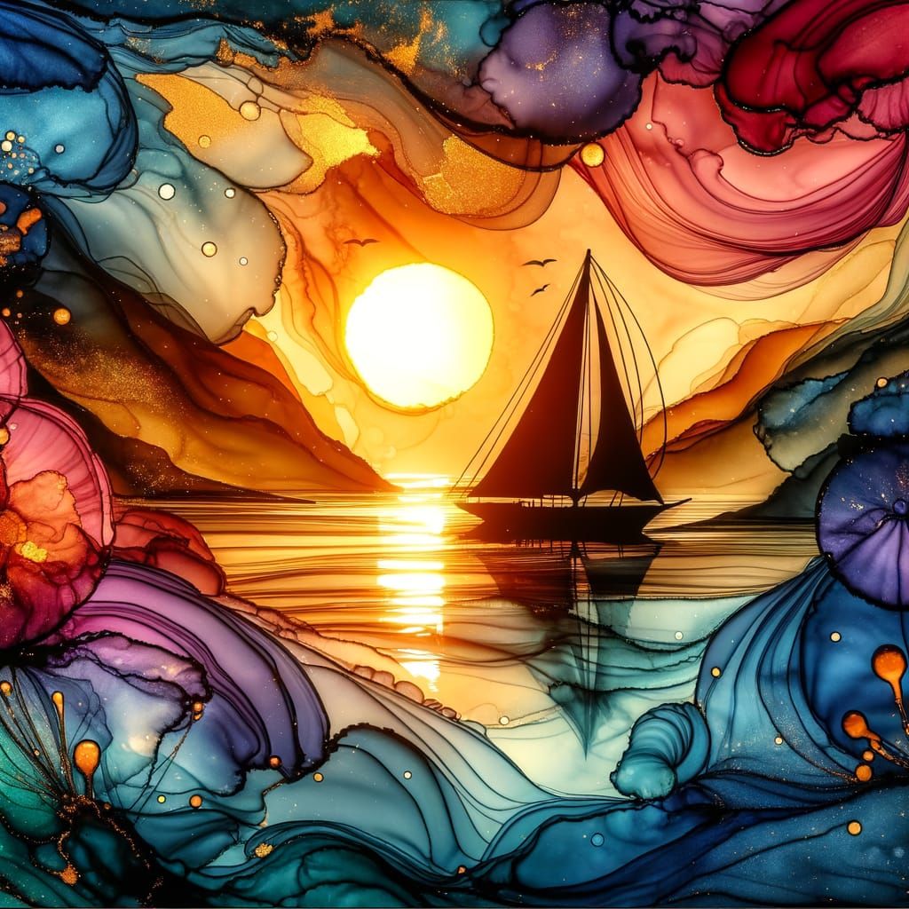 Chasing Sunsets  by @Shywolf