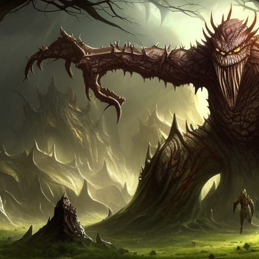 Tree Creature #2 - AI Generated Artwork - NightCafe Creator