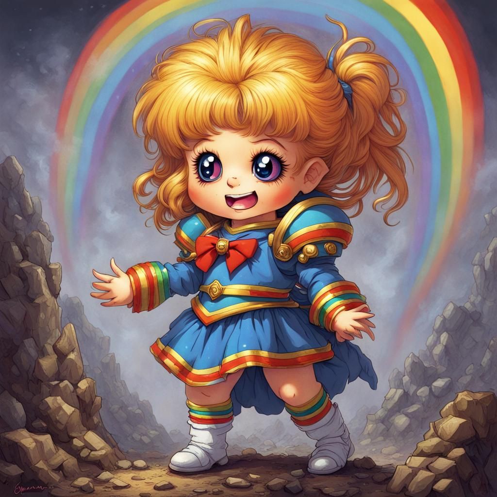 Rainbow Brite AI Generated Artwork NightCafe Creator