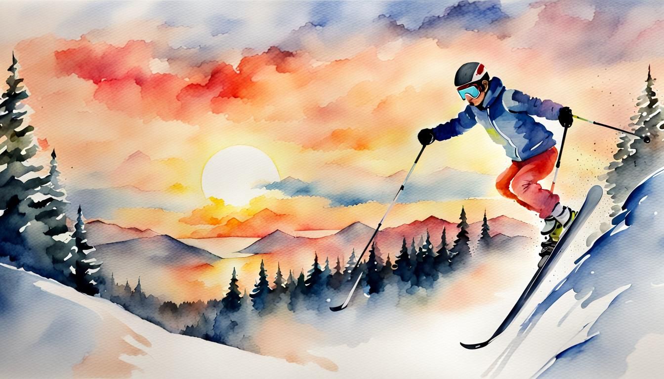 Ski Jumping  by @Moonlight