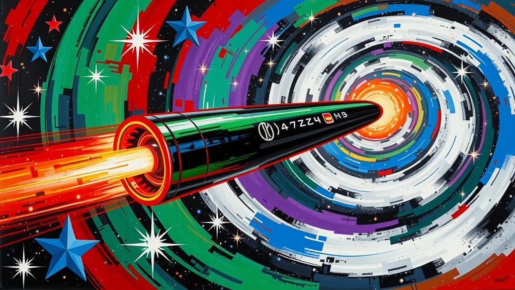 A breathtaking, hyper-realistic, Gustav Klimt–inspired and Syd Mead–futurist science-fiction masterpiece in the style of abstract expression... - Start Image 2