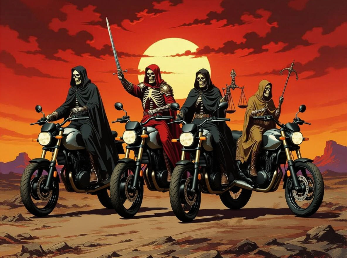 The 4 horsemen of the apocalypse 