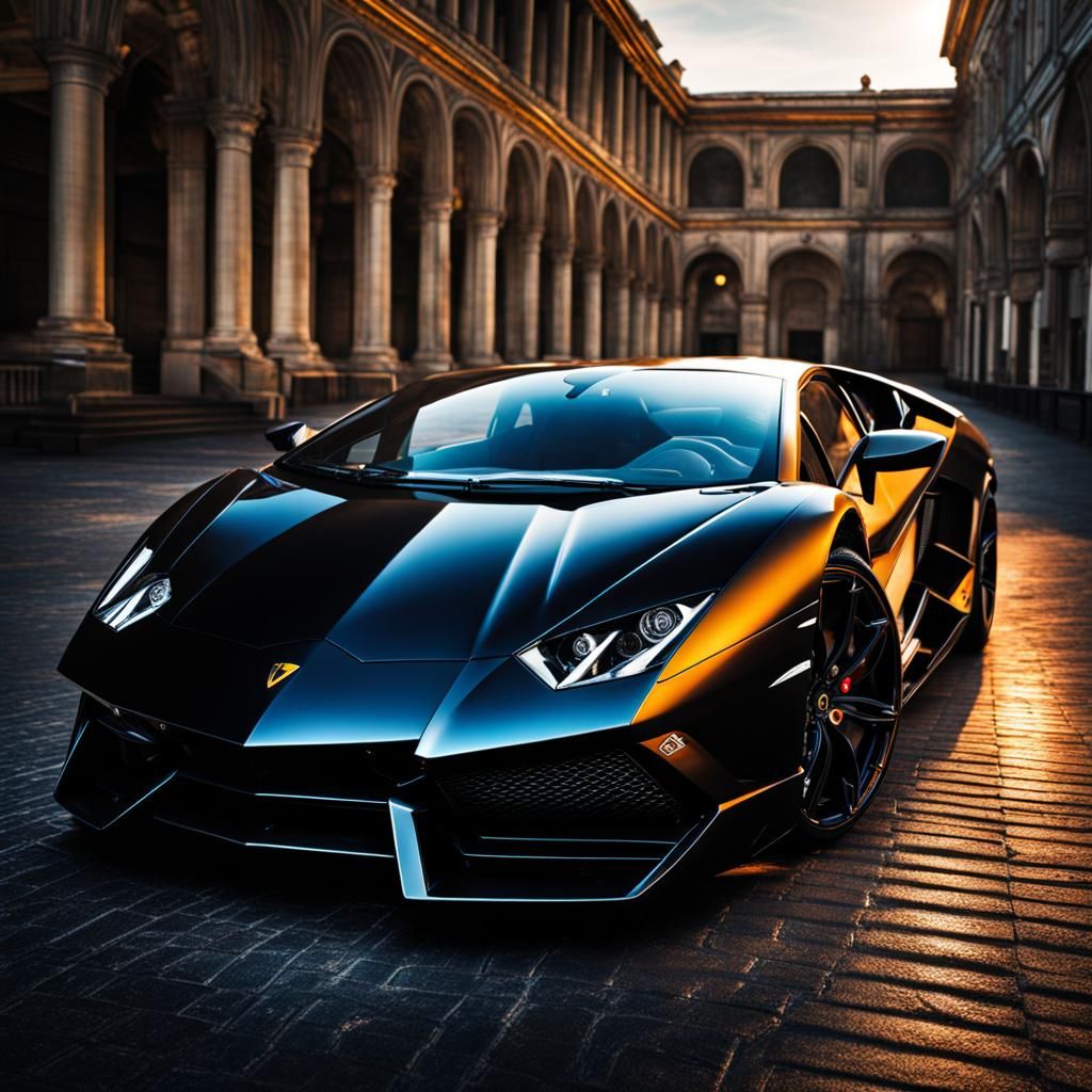 Hyper realist Lamborghini in future - AI Generated Artwork - NightCafe ...