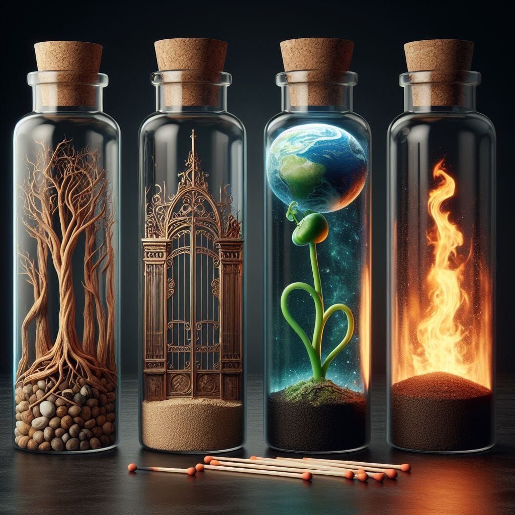 In the alchemical sanctum, where imagination births reality, the Phantoms of Creation await.