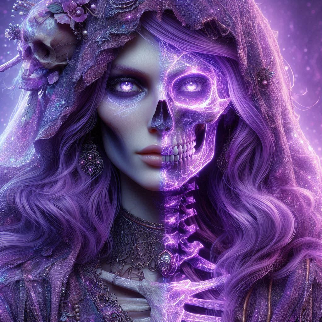 Skull Witch Portrait