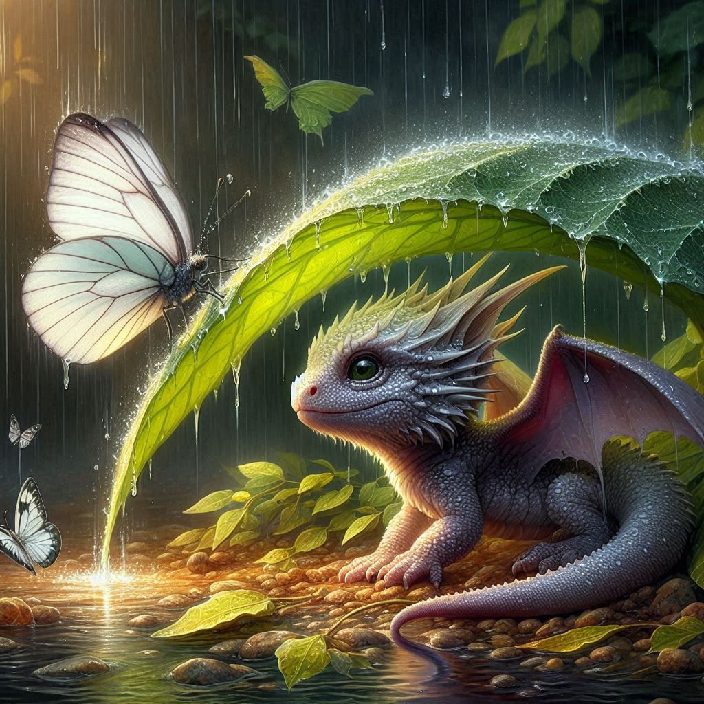 'We both Have Wings, Come on Under!'