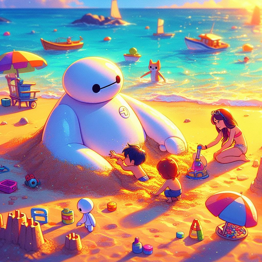 BayMax at the Beach ⛱️