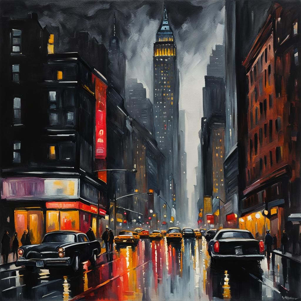 Manhattan Drizzle  by @Yanciepants