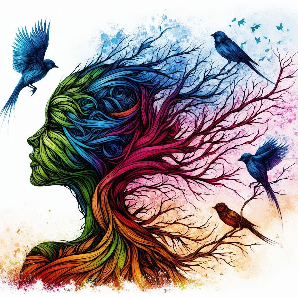 branches to form the human head