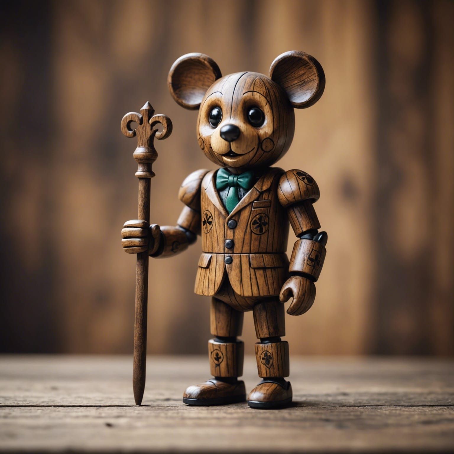 What if... the suit of clubs was a wooden creature  by @System32