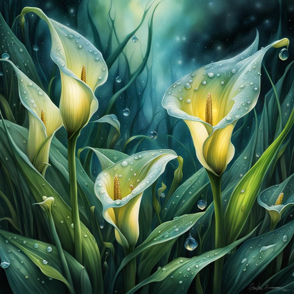 Calla Lily   by @Amethystmoonsong