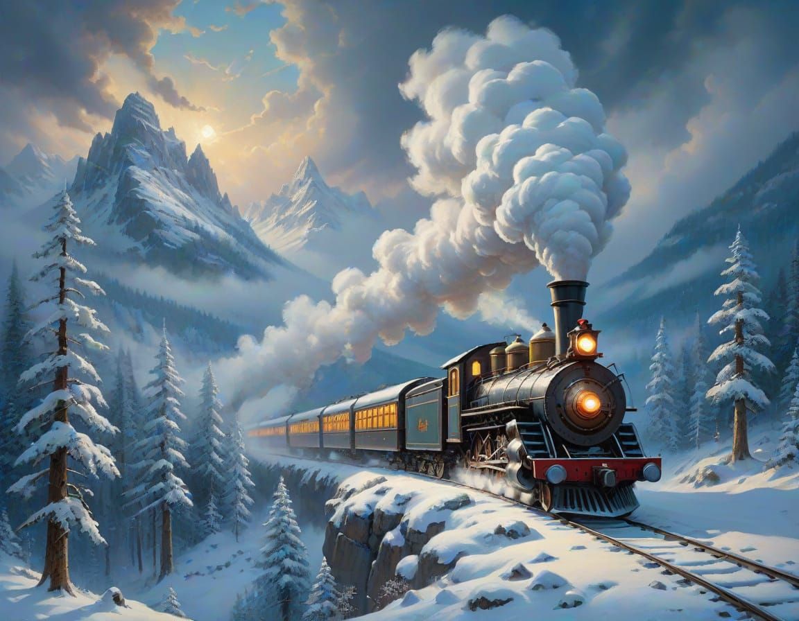Winter train