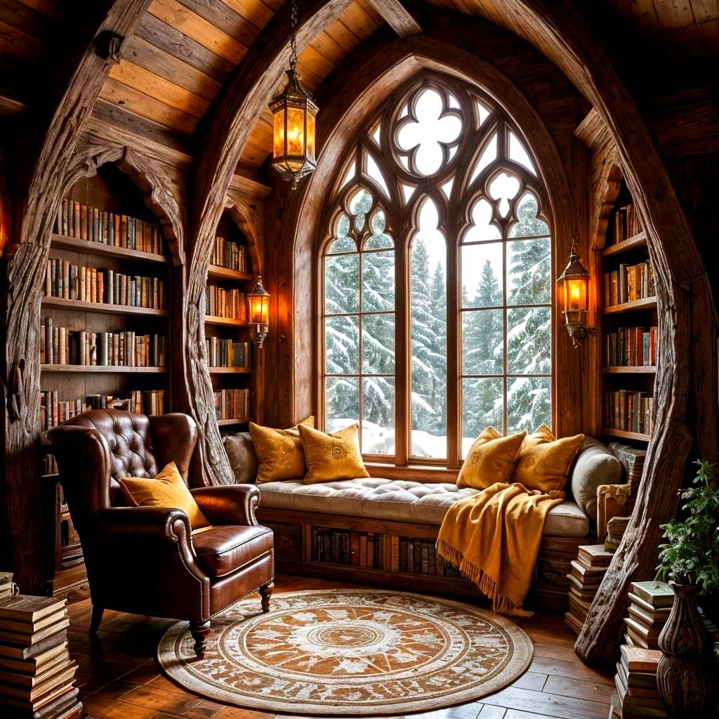  My fav book nook...  by @Gerber