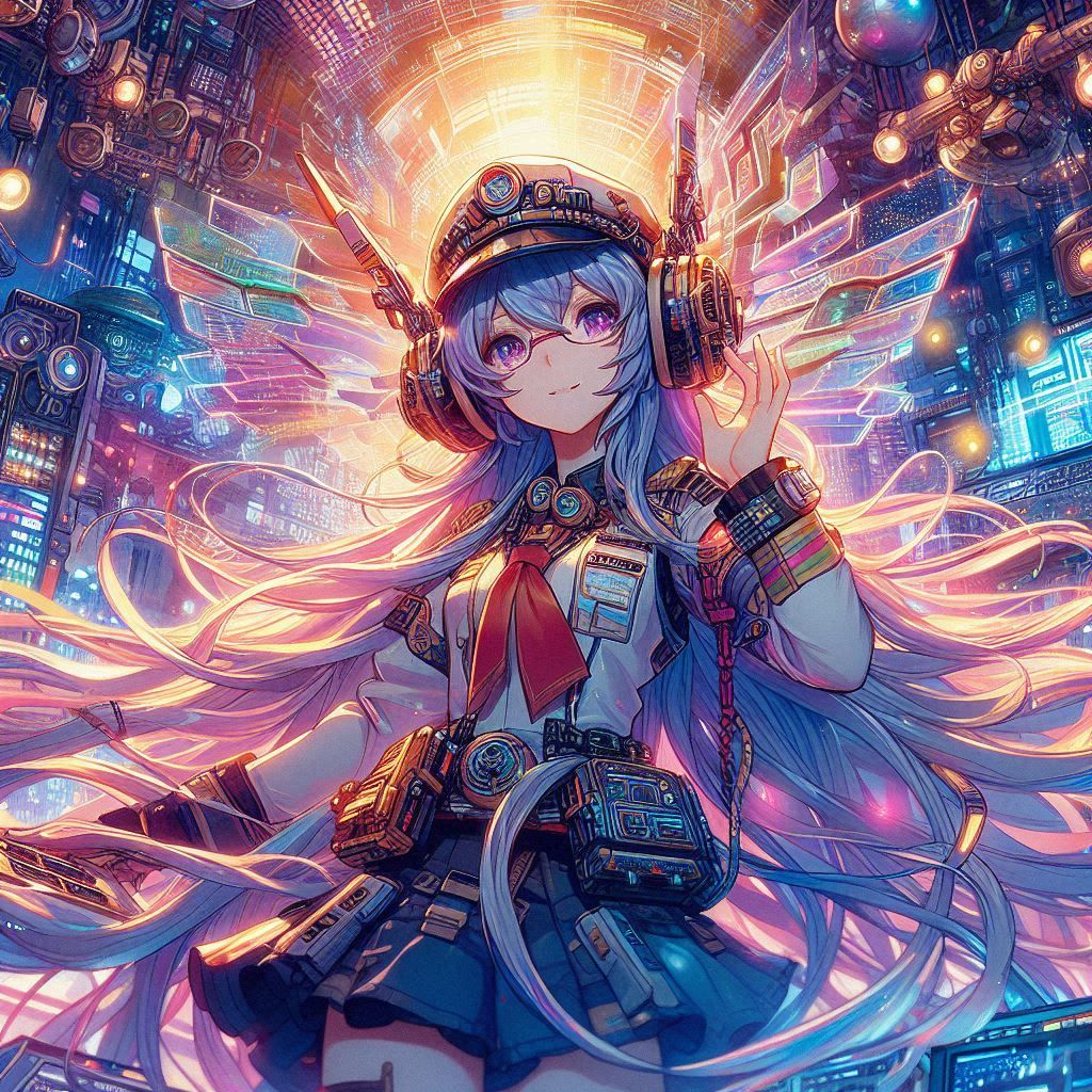 anime Beatmania IIDX artwork illustration Himmel cute older ...