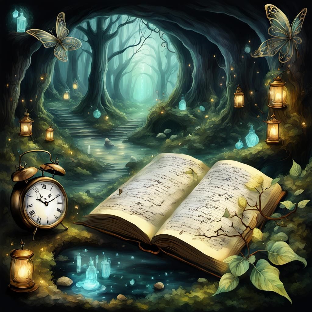 Magic of Books   by @Dark Fairy Tales 