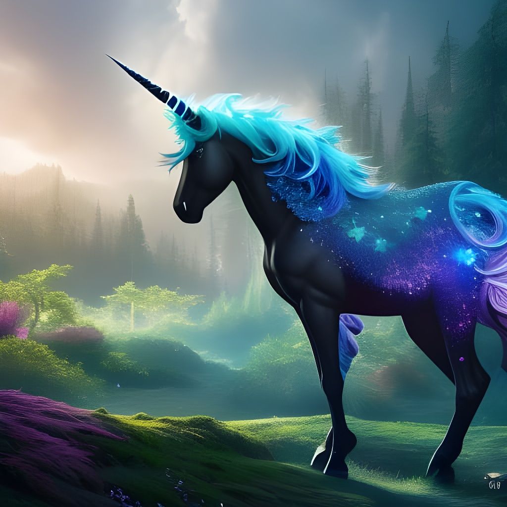 Dreamy unicorn - AI Generated Artwork - NightCafe Creator