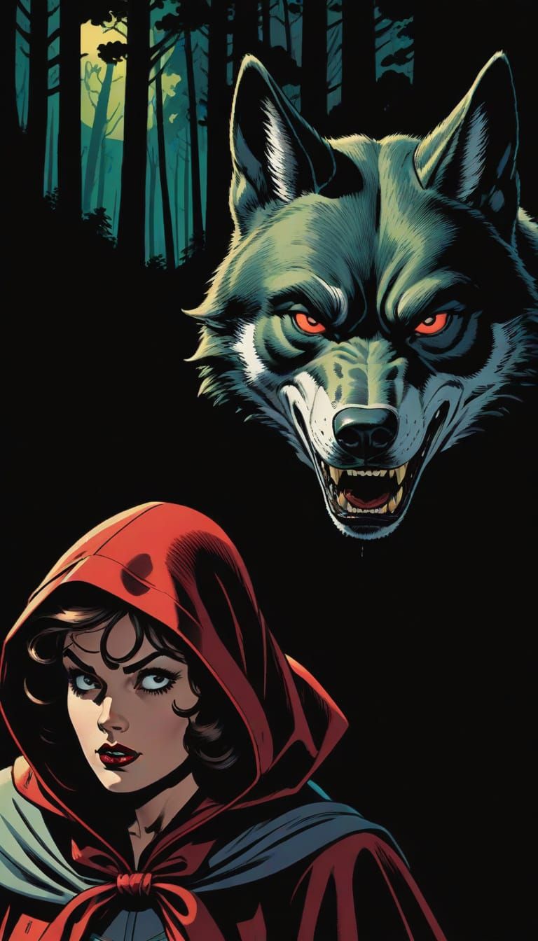 The Big Bad Wolf and Little Red Riding Hood 