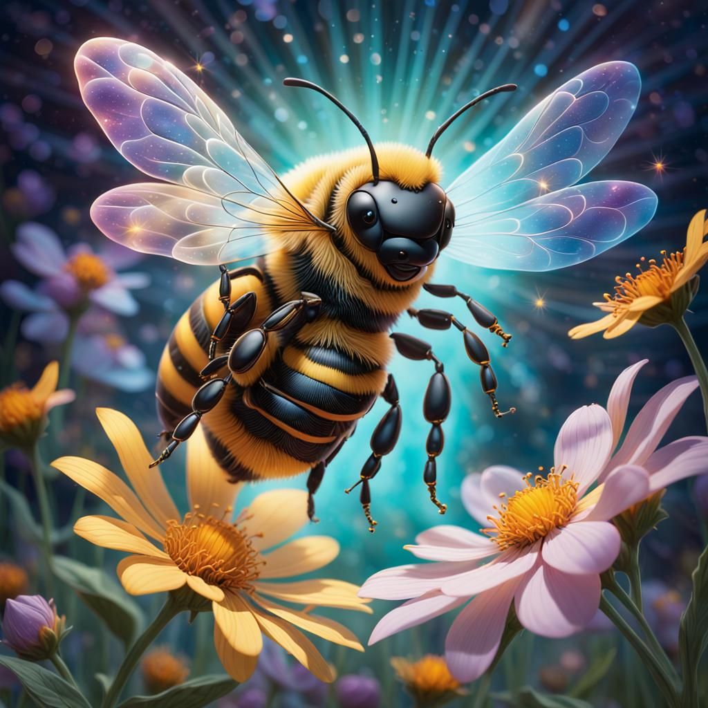 Bee - AI Generated Artwork - NightCafe Creator