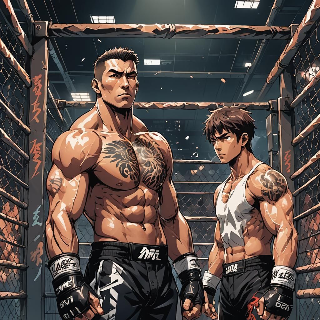 masterpiece, distinct, highres, 2boy, tall, muscular, young,...
